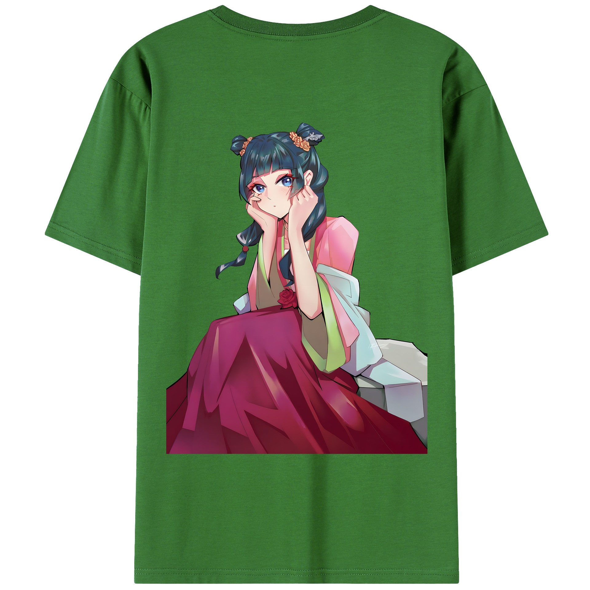 （画像用） 薬屋のひとりごと The Apothecary Diaries レディース半袖Tシャツ(バックプリント)